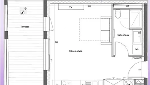 Appartement Neuf Bordeaux 1p 30m² 225000€