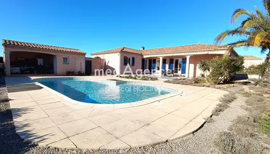 Villa 123 M2, 4 chambres, terrain 1070 M2, piscine