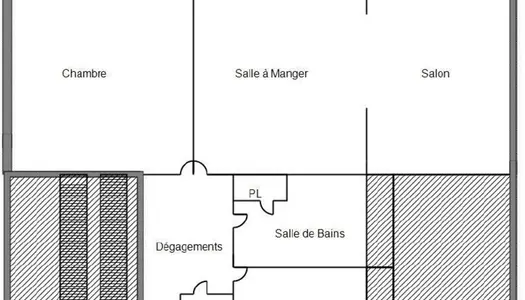 Dpt Loire (42), à vendre SAINT ETIENNE appartement T3 3