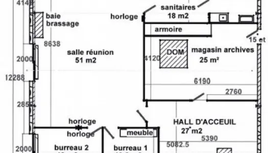 Bureau 153 m²