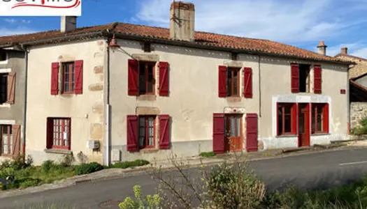 MAISON DE VILLAGE HABITABLE AVEC PETITE COUR, JARDIN SÉPARÉS