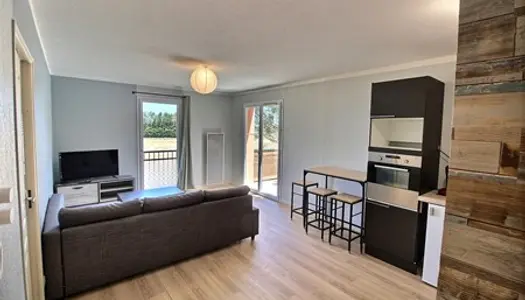 A VENDRE - CLAIRA - APPARTEMENT MEUBLE TYPE T2 DE 44 M2 ENV DANS RESIDENCE SECURISEE AVEC PISCINE 