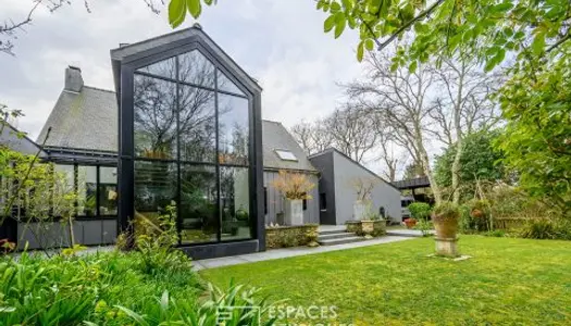 Maison d'architecte avec piscine entre golfe du Morbihan et océan