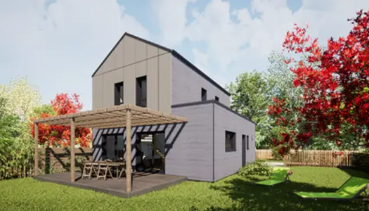 Projet de construction d'une maison bois de 106 m² avec terrain à TRIGNAC (44)
