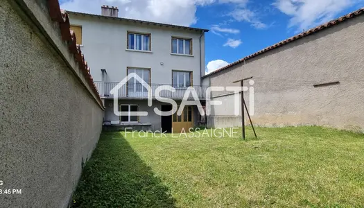 Maison de 130m² avec terrain clos et garage 