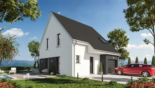 Terrain constructible + maison de 95 m² à Jebsheim