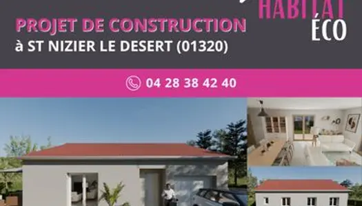 MAISON NEUVE 80m² - 3 CHAMBRES - ST NIZIER LE DESERT 