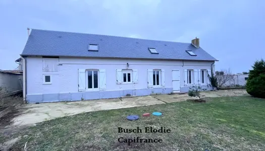 Dpt Eure (27), à vendre RICHEVILLE maison P4, Terrain 1287m2