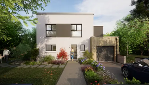 Projet de construction d'une maison neuve de 122.59 m² avec terrain à JUIGNE-SUR-LOIRE (49)