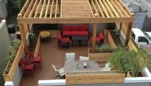 Maison 4 pièces jardin toit-terrasse garage