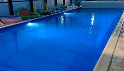 2 Maisons gîtes piscine 5 x15 couverte pompe à chaleur