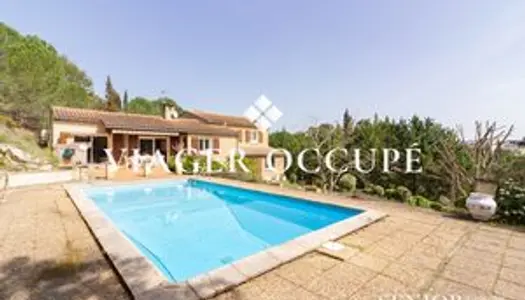 Ensemble immobilier en viagé occupé DUH 10 ans à Limoux