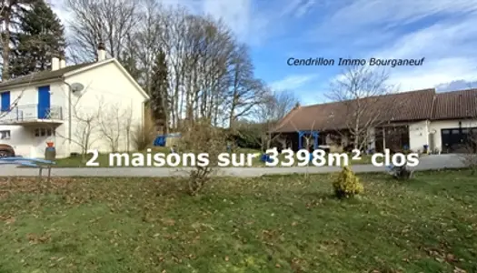 2 Maisons indépendantes, dont un plain pied, sur 3398m2 clos