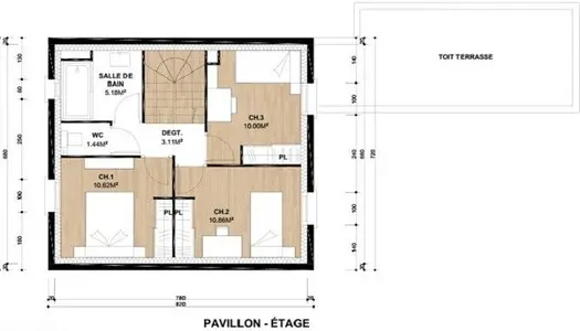 Maison 4 pièces 90 m² 
