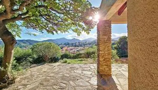 Villa Collioure T4 avec magnifique vue sur les montagnes