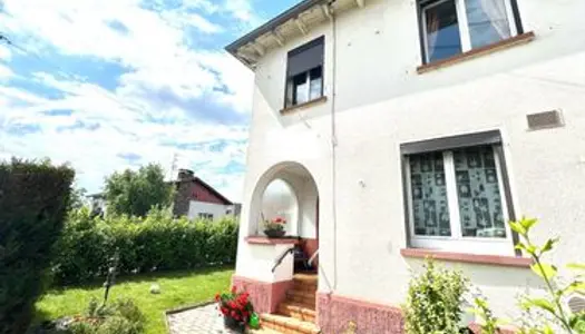 STOCKFELD TB maison mitoyenne années 1930 4P 106m2 sur 2,88 ares avec terrasse, sous-sol aménagé, 