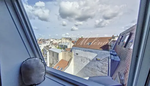 Duplex avec ascenseur et parking, 5' à pied du RER A 