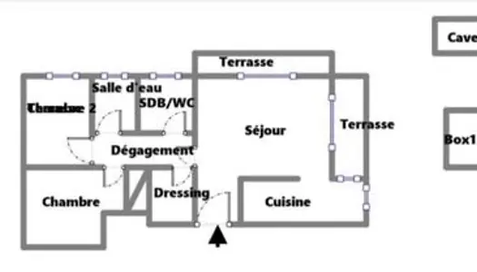 Vends T3 - 2 chambres, 79m², Tourgéville (14) 