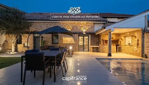 Dpt Ain (01), à vendre Saint Didier Sur Chalaronne maison P7 de 258 m² - Terrain de 567,00 