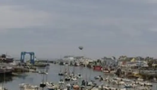 Vue panoramique port de pêche