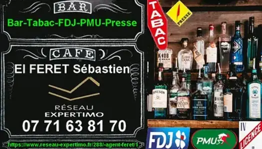 Bar Tabac FDJ PMU Presse + APT T3/T4 centre ville St Quentin 