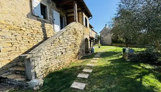 Maison en pierre avec piscine et appartement T2