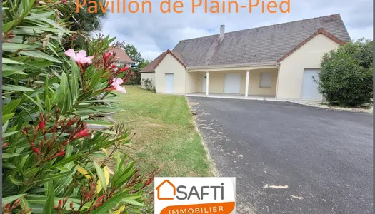 PAVILLON plain pied 3ch + jardin toutes commodités 