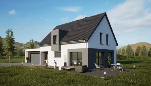 Terrain constructible + maison de 165 m² à Bindernheim 