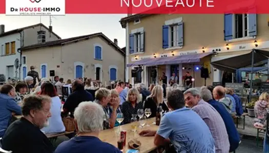 A Céder Fonds de commerce Bar-Restaurant-traiteur-café concert (+- 100m²) (licence IV) + terrasse