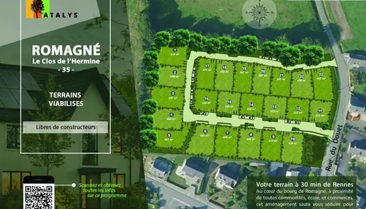 Vente Terrain 450 m² à Fougères 59 000 €