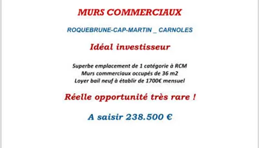 MURS COMMERCIAUX Carnoles RCM
