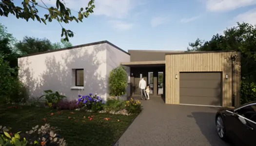 Projet de construction d'une maison neuve de 103.55 m² avec terrain à LONGEVILLE-SUR-MER (85) 