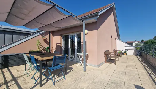 Appartement 4/5 pièces 87m2 avec grande terrasse + garage- Miserey-Salines 