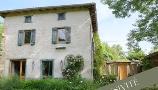 Maison de campagne de 112.50m² avec agréable jardin et grand atelier 