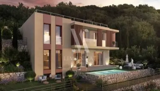 Eze - Villa neuve 228m², piscine, vue mer