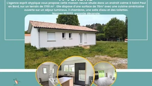 Maison Saint Paul En Born 4 pièce(s) 76 m2