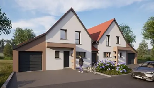 Terrain constructible + maison de 99m² à Hipsheim