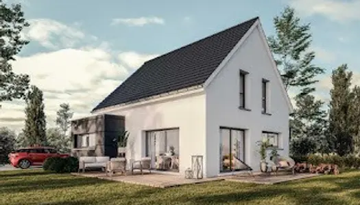 Terrain constructible + maison de 124 m² à Marckolsheim