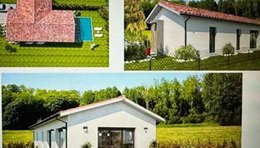 Terrain à vendre avec maison à construire (Vendu avec permis de construire) 