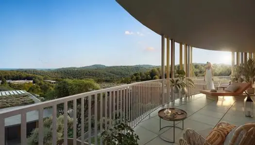 Appartement 2 pièces avec terrasse et belle vue dé