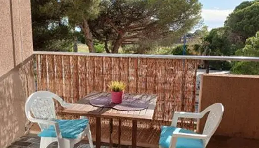 Étudiant, Hyères Port, T1 meublé, terrasse, parking 