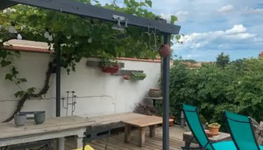 Studio Meublé Idéal Étudiant - 30m² avec Terrasse 50m², Proche Université et Plages 