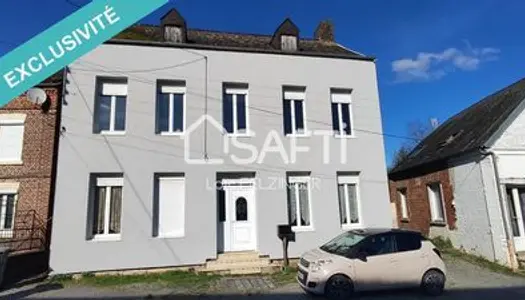 Maison de 150m2, 4 chambres à Lemé (02140)