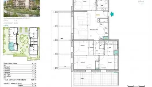 Appartement 5 pièces 85 m² 