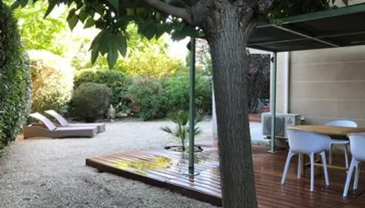 Rez de jardin T3 Meublé et Climatisé à Aix en Provence 