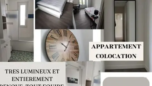 Appartement en colocation 3 chambres