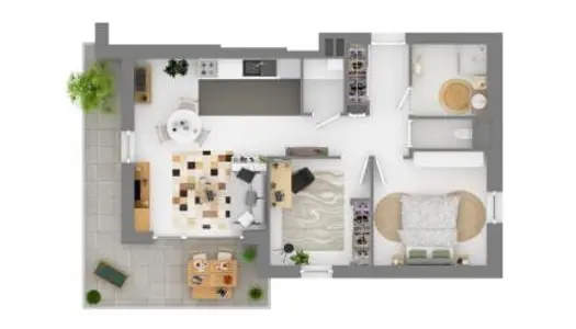 Appartement 60 m²