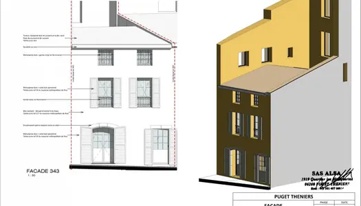 Vente Maison de village 95 m² à Puget-Théniers 228 000 €
