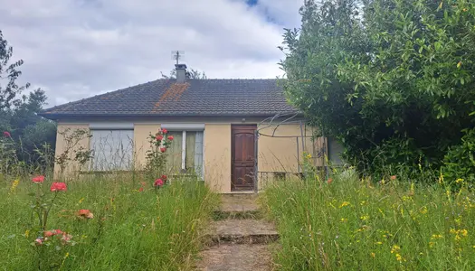 Maison de plain pied avec sous-sol, hangar, jardin 