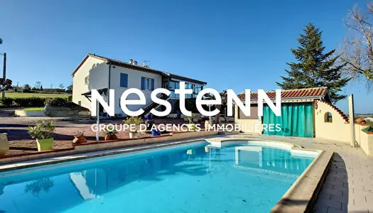 A vendre Maison en viager a Nerac 5 pieces 130 m2 avec piscine et parc cloture 8000m2 